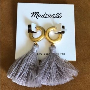 Madewell Lavender Tassel Earring